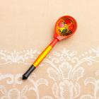 Набор посуды «Розетка с ложкой», дерево хохлома, 10×4×10 см, МИКС - Фото 12