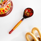 Набор посуды «Розетка с ложкой», дерево хохлома, 10×4×10 см, МИКС - Фото 3