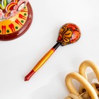 Набор посуды «Розетка с ложкой», дерево хохлома, 10×4×10 см, МИКС - Фото 4