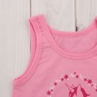 Комплект для девочки (майка, трусы), рост 110-116 см, цвет розовый CAK 3422 - Фото 3