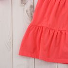 Платье для девочки, рост 122 см, цвет арбузный CSK 61624 - Фото 6