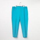 Брюки женские  17-m52-39/47 цвет бирюзовый, р-р 68 - Фото 1