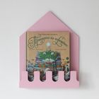 Полка-домик «Мюнхен», деревянная, розовая, 45х35х5 см - Фото 2
