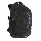 Рюкзак молодёжный Stavia 41 х 27 х 17 см, эргономичная спинка, «Звёзды», чёрный/лиловый - Фото 2