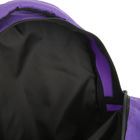 Рюкзак молодёжный Stavia 45 х 30 х 20 см, эргономичная спинка, «Перья», лиловый - Фото 6
