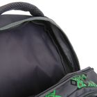 Рюкзак молодёжный, Stavia, 41 х 27 х 17 см, эргономичная спинка, «Ромбы», серый/зелёный/синий - Фото 6