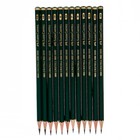 Набор карандашей чернографитных разной твердости Faber-Castel CASTELL 9000, 12 штук, 5H-5B, металлический пенал - Фото 2