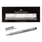 Ручка капиллярная для черчения и рисования Faber-Castell линер Ecco Pigment 0.4 мм, пигментная, чёрная, 166499 - фото 297882183