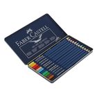 Карандаши художественные акварельные Faber-Castell Art Grip Aquarelle 12 цветов, металлическая коробка - Фото 3