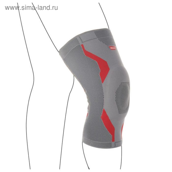 Ортез коленный Genu Sensa с силиконовым кольцом арт.50K15 р.S/бежевый - Фото 1