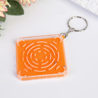 Головоломка пластик на кольце лабиринт, МИКС - Фото 2