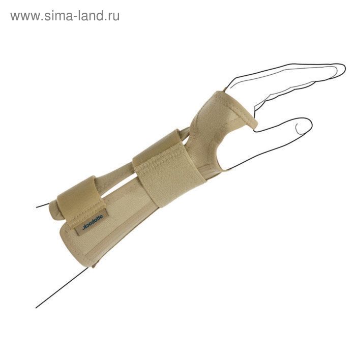 Ортез на лучезапястный сустав Manu 3D Stable 4145-L, левый, размер XL - Фото 1