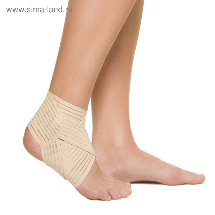 Бандаж на голеностопный сустав Elastic Ankle Support эластичный 504, размер L - Фото 1