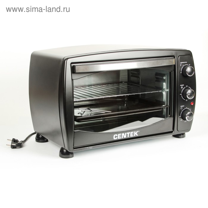 Мини-печь Centek CT-1531-42, 1600 Вт, 42 л, чёрная - Фото 1