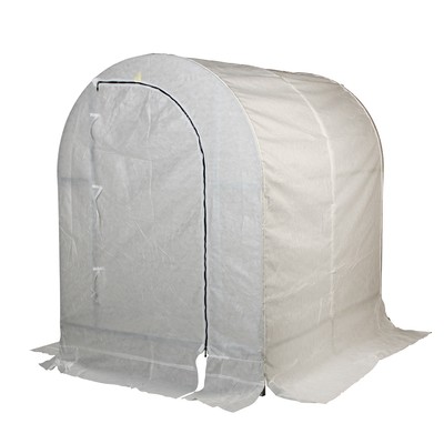 Теплица «Сибирский агроном», 2 × 1,65 × 1,85 м, оцинкованная сталь, профиль 42 × 14 мм, спанбонд 65 г/м²