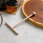 Палочка для блинов, d=12 см, ручка 18 см, дерево - Фото 1