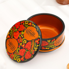 Деревянная шкатулка для украшений «Ягодка», 13×7 см, хохлома - Фото 3