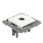 Розетка телевизионная Legrand Etika 672251, одноместная, скрытая, 2дБ, тип "звезда", белая - Фото 2