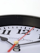 УЦЕНКА Часы настенные классические, кварцевые, циферблат d=15 см, чёрные 2357148