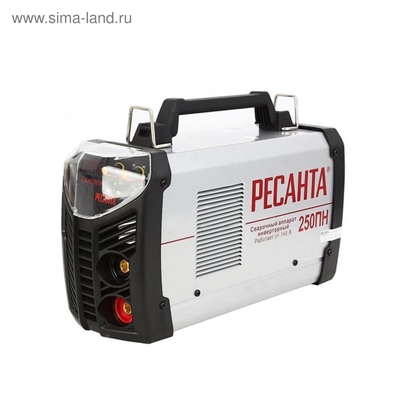 Сварочный инвертор "Ресанта" САИ 250 ПН, 140-240 В, 250А, 7.7 кВт ...