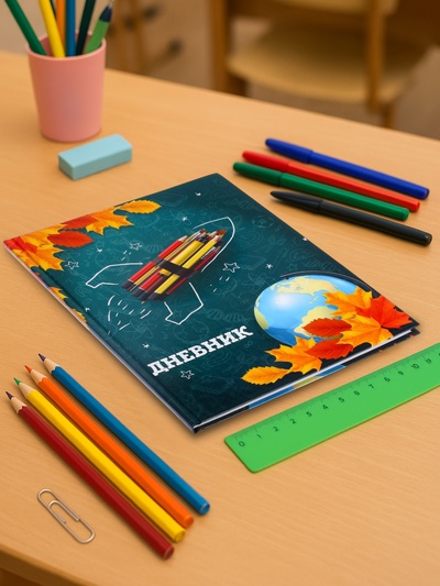 Дневник школьный для 1-11 классов, «Школа», твёрдая обложка 7БЦ, глянцевая ламинация, 40 листов