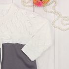 Платье для девочки «Снежана», рост 74-80 см, цвет белый - Фото 4