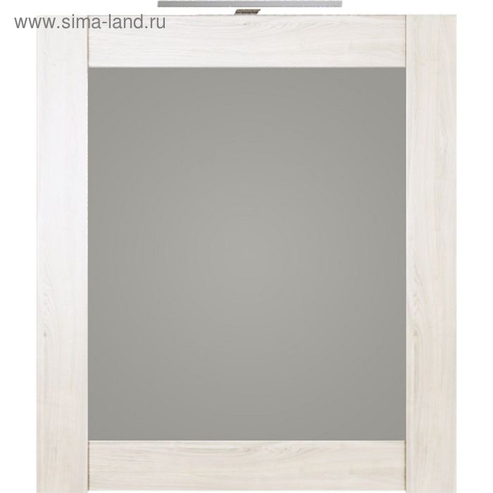 Панель с зеркалом Aqwella SIMPHONY и светильником, сосна беленая Sim.02.07/SB - Фото 1