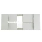 Кондитерская упаковка, короб белый  с окном 22,5 х 22,5 х 11 см - Фото 3