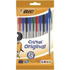 Набор ручек шариковых микс 4 цвета*10 штук BIC Cristal Original 1.0мм, 830865 - Фото 1