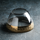 Салатник «Версаче», d=19 см, цвет напыления золотой - Фото 2