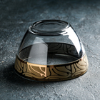 Салатник «Мускат», d=19 см, цвет напыления золотой - Фото 2
