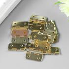 Петля для шкатулки (ключницы), металл, с закругленными углами, набор 15 шт., 1.7×1.9 см - Фото 2