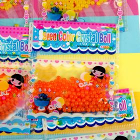 Растущий гель однотонный полупрозрачный (набор 24 пакета) 42х22 см