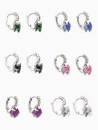 Серьги со стразами «Ромб», вечеринка, цвет МИКС - Фото 4