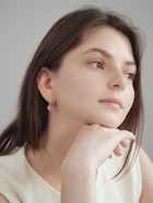 Серьги со стразами «Ромб» вечеринка, цвет МИКС - фото 42330014