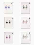 Серьги со стразами «Ромб», вечеринка, цвет МИКС - Фото 17