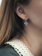 Серьги со стразами «Ромб», вечеринка, цвет МИКС - Фото 2