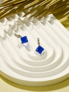 Серьги со стразами «Ромб» вечеринка, цвет МИКС - фото 42330022