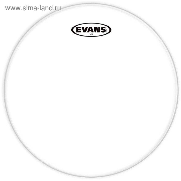 Пластик Evans TT10G14 G14 для том барабана, 10", прозрачный - Фото 1