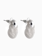 Серьги металл «Круги переплетение», цвет серебро - Фото 3