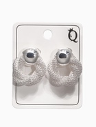 Серьги металл «Круги переплетение», цвет серебро - Фото 4