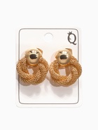 Серьги металл «Круги переплетение», цвет золото - Фото 4