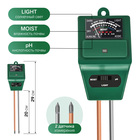 Прибор для измерения Luazon, влажность/pH/кислотность почвы, зеленый - фото 321097225