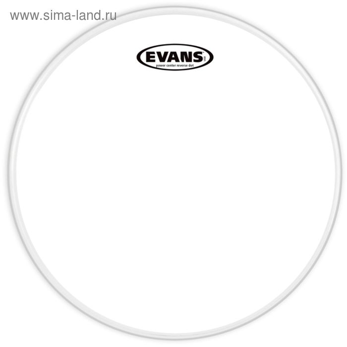 Пластик для малого барабана Evans B12G1RD  12",серия Power Center Reverse Dot, Однослойный - Фото 1