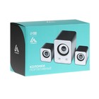 Компьютерные колонки 2.1 LuazON LPCK-02, 2x3Вт, сабвуфер 5Вт, 80дБ, Jack 3.5, USB, черная - Фото 4
