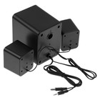 Компьютерные колонки 2.1 LuazON LPCK-02, 2x3Вт, сабвуфер 5Вт, 80дБ, Jack 3.5, USB, черная - Фото 3