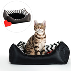 Лежанка с сердечком, 50 х 40 х 15 см, оксфорд, бязь, искусственный мех - Фото 1