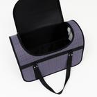 Сумка - переноска для животных, 46×28.5×29 см, с люком, цвет МИКС - Фото 7