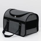 Сумка - переноска для животных, 49×30×35 см, с люком, цвет МИКС - Фото 9