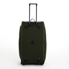 Сумка дорожная на колёсах 26", отдел на молнии, отдел для обуви, 3 наружных кармана, длинный ремень, цвет хаки - Фото 2